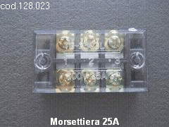 Morsettiera 25A 
