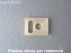 Piattina ottone per resistenza