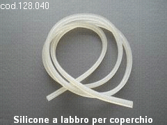 Silicone a labbro per coperchio