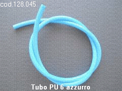 Tubo PU Ø 6 azzurro