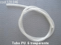 Tubo PU Ø 6 trasparente