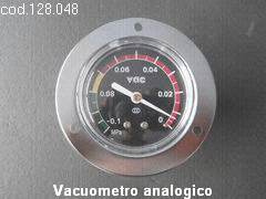 Vacuometro analogico