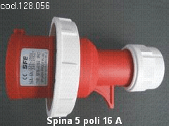 Spina 5 poli 16 A